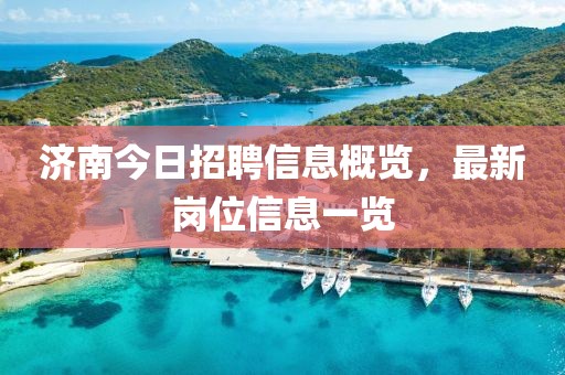 济南今日招聘信息概览，最新岗位信息一览