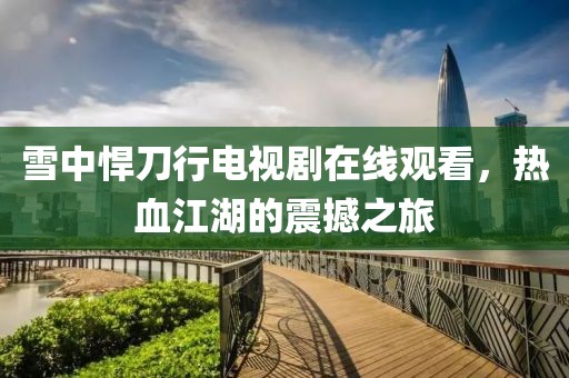 雪中悍刀行电视剧在线观看，热血江湖的震撼之旅