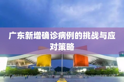 广东新增确诊病例的挑战与应对策略