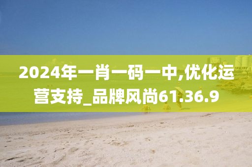 2024年一肖一码一中,优化运营支持_品牌风尚61.36.9