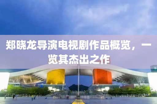 郑晓龙导演电视剧作品概览，一览其杰出之作