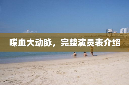喋血大动脉，完整演员表介绍