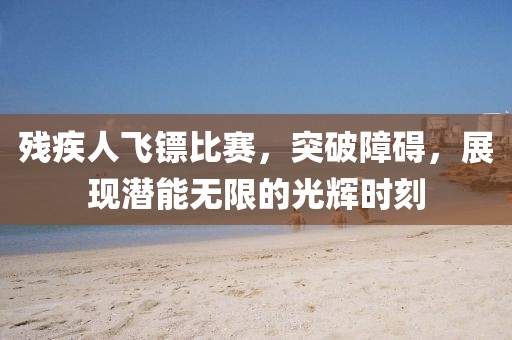 残疾人飞镖比赛，突破障碍，展现潜能无限的光辉时刻