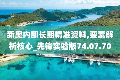 新奥内部长期精准资料,要素解析核心_先锋实验版74.07.70