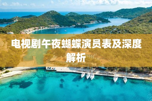 电视剧午夜蝴蝶演员表及深度解析