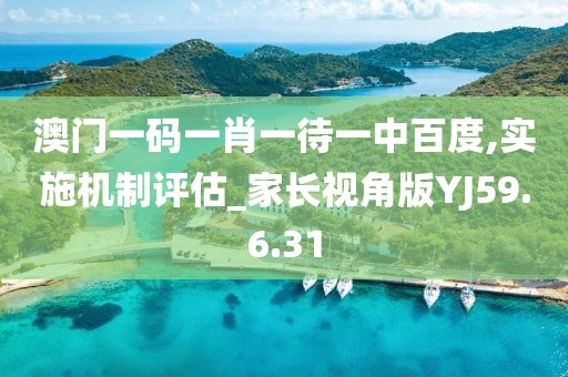 澳门一码一肖一待一中百度,实施机制评估_家长视角版YJ59.6.31