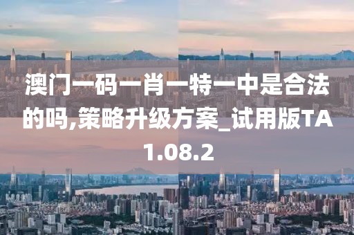 澳门一码一肖一特一中是合法的吗,策略升级方案_试用版TA1.08.2