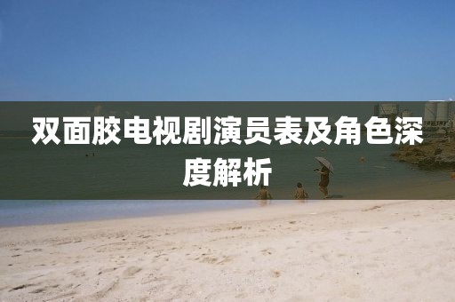 双面胶电视剧演员表及角色深度解析