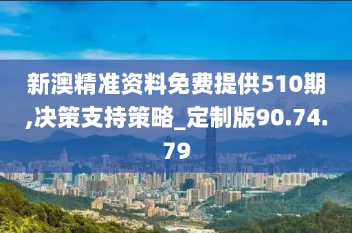 新澳精准资料免费提供510期,决策支持策略_定制版90.74.79