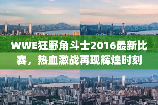 WWE狂野角斗士2016最新比赛，热血激战再现辉煌时刻