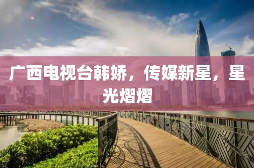 广西电视台韩娇，传媒新星，星光熠熠