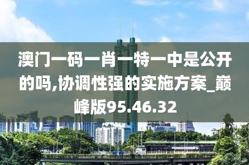 澳门一码一肖一特一中是公开的吗,协调性强的实施方案_巅峰版95.46.32