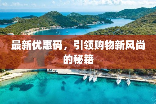 最新优惠码，引领购物新风尚的秘籍