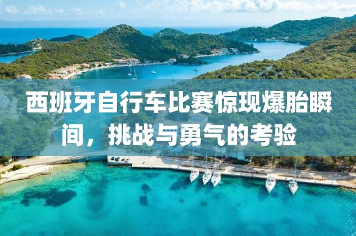 西班牙自行车比赛惊现爆胎瞬间，挑战与勇气的考验