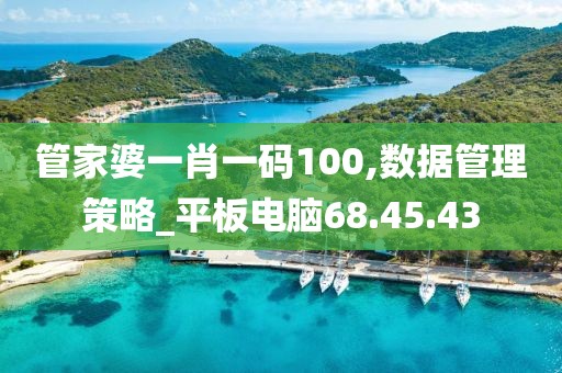 管家婆一肖一码100,数据管理策略_平板电脑68.45.43