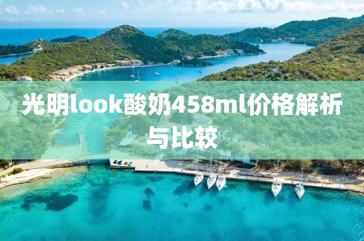 光明look酸奶458ml价格解析与比较