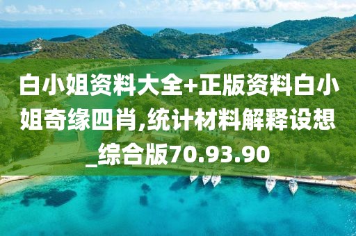 白小姐资料大全+正版资料白小姐奇缘四肖,统计材料解释设想_综合版70.93.90