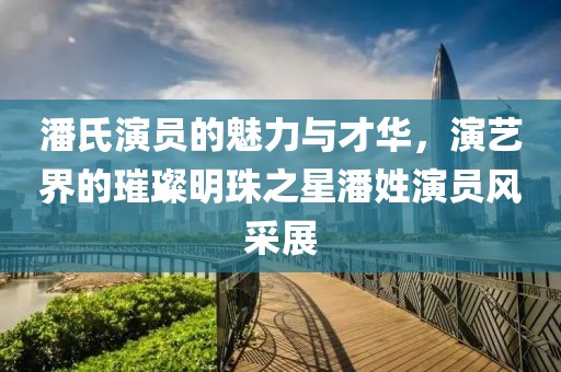 潘氏演员的魅力与才华，演艺界的璀璨明珠之星潘姓演员风采展
