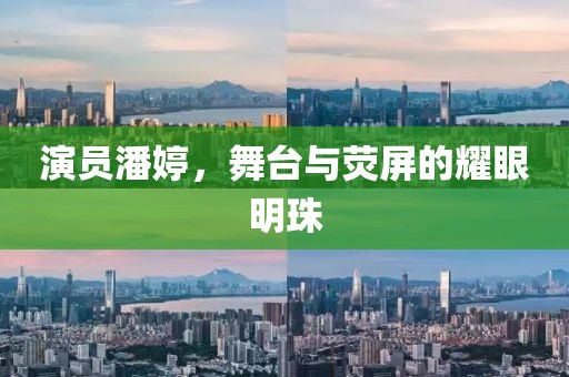演员潘婷，舞台与荧屏的耀眼明珠
