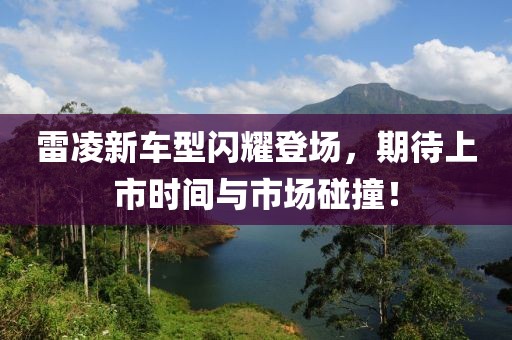 雷凌新车型闪耀登场，期待上市时间与市场碰撞！