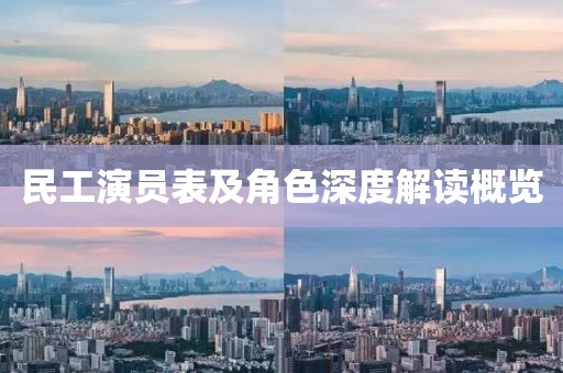 民工演员表及角色深度解读概览
