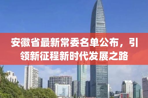 安徽省最新常委名单公布，引领新征程新时代发展之路