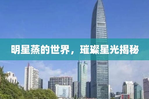 明星蒸的世界，璀璨星光揭秘