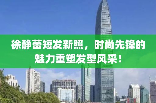 徐静蕾短发新照，时尚先锋的魅力重塑发型风采！