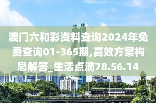 澳门六和彩资料查询2024年免费查询01-365期,高效方案构思解答_生活点滴78.56.14