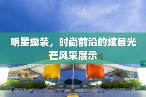 明星露装，时尚前沿的炫目光芒风采展示