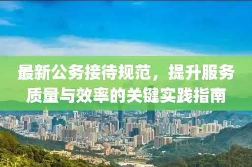 最新公务接待规范，提升服务质量与效率的关键实践指南