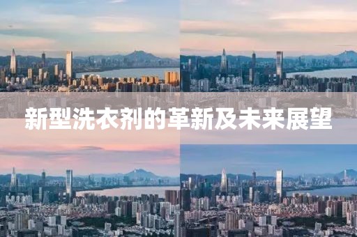 新型洗衣剂的革新及未来展望