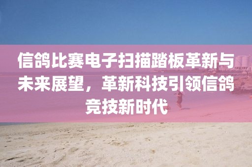 信鸽比赛电子扫描踏板革新与未来展望，革新科技引领信鸽竞技新时代