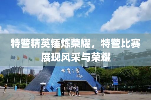 特警精英锤炼荣耀，特警比赛展现风采与荣耀