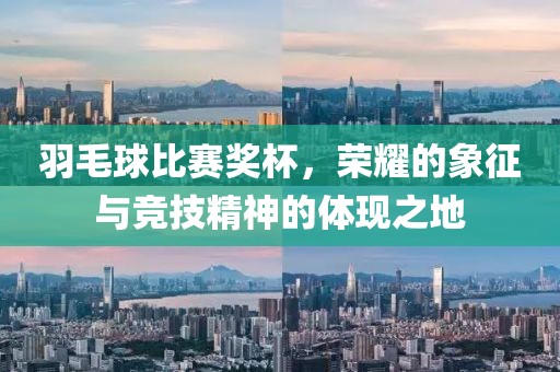 羽毛球比赛奖杯，荣耀的象征与竞技精神的体现之地