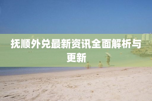 抚顺外兑最新资讯全面解析与更新