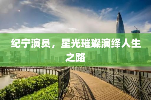 纪宁演员，星光璀璨演绎人生之路