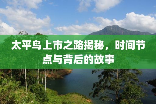 太平鸟上市之路揭秘，时间节点与背后的故事