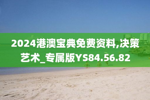 2024港澳宝典免费资料,决策艺术_专属版YS84.56.82