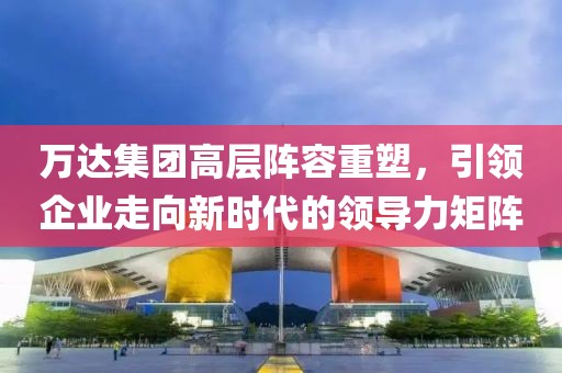 万达集团高层阵容重塑，引领企业走向新时代的领导力矩阵