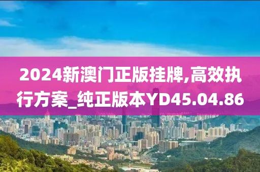 2024新澳门正版挂牌,高效执行方案_纯正版本YD45.04.86