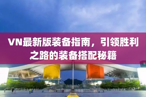VN最新版装备指南，引领胜利之路的装备搭配秘籍