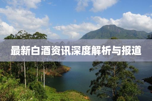 最新白酒资讯深度解析与报道