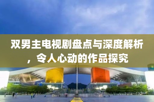 双男主电视剧盘点与深度解析，令人心动的作品探究