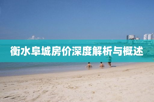 衡水阜城房价深度解析与概述