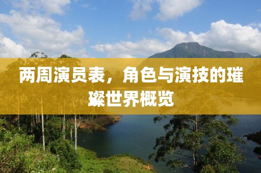 两周演员表，角色与演技的璀璨世界概览