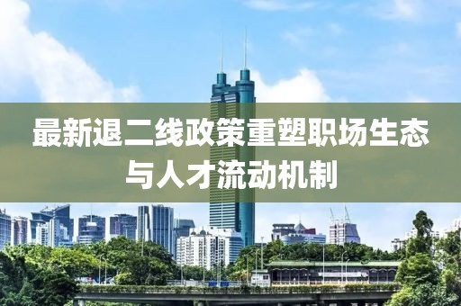 最新退二线政策重塑职场生态与人才流动机制