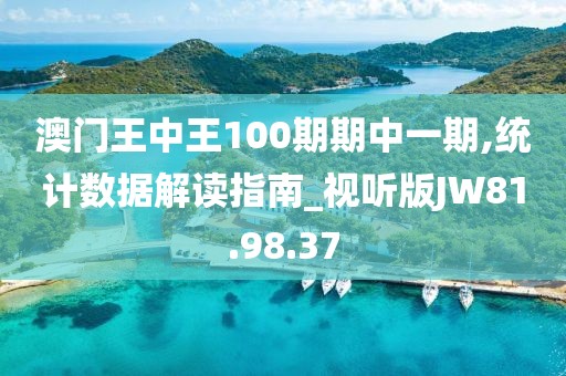 澳门王中王100期期中一期,统计数据解读指南_视听版JW81.98.37