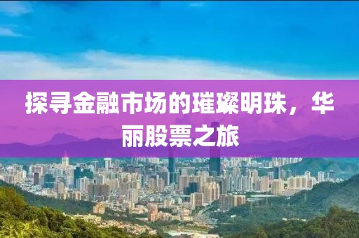探寻金融市场的璀璨明珠，华丽股票之旅