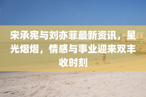 宋承宪与刘亦菲最新资讯，星光熠熠，情感与事业迎来双丰收时刻